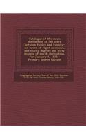 Catalogue of the Mean Declination of 981 Stars Between Twelve and Twenty-Six Hours of Right Ascension, and Thirty Degrees and Sixty Degrees of North Declination, for January 1, 1875