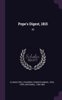 Pope's Digest, 1815