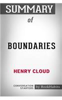 Summary of Boundaries by Henry Cloud: Conversation Starters