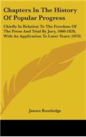 Chapters In The History Of Popular Progress