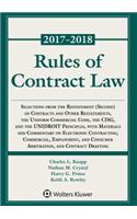 Rules of Contract Law, 2017-2018 Statutory Supplement