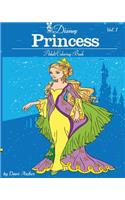 Disney Princess: A Blue Dream Adult Coloring Book to Inspire Creativity and Relaxation