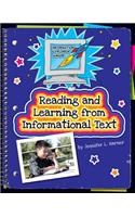 Reading and Learning from Informational Text