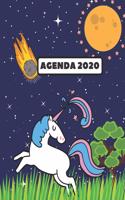 2020 Licorne Agenda: Planificateur semainier 2020 - Agenda semainier 2020: Du 1er janvier 2020 au 31 décembre 2020 -Agenda pour Les amoureux de licornes - Planificateur 