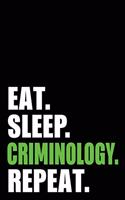 Eat Sleep Criminology Repeat