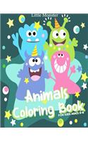 Animals colouring books: For kids & toddlers - activity books for preschooler - coloring book for Boys, Girls, Fun, ... book for kids ages 2-4 4-8- Santa Claus edition- Chri