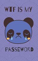 WTF is my password notebook