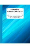 Quad Ruled 5x5 Graph Paper Composition Notebook