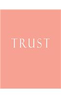 Trust: Decorative Book to Stack Together on Coffee Tables, Bookshelves and Interior Design - Add Bookish Charm Decor to Your Home - Stack Deco Books togeth