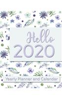 Hello 2020 Yearly Planner and Calendar