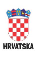 Hrvatska: Handy journal notebook diary with blank lined paper to write in(10 Europe)