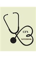 CFN Notebook: Certified Forensic Nurse Notebook Gift 120 Pages Ruled With Personalized Cover