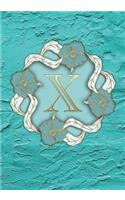 X Monogram Notebook