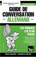 Guide de conversation Français-Allemand et dictionnaire concis de 1500 mots