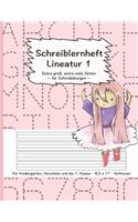 Schreiblernheft Lineatur 1