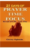 Prayer Time Focus: Bible Study: Volume 1