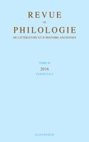 Revue de Philologie,