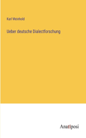 Ueber deutsche Dialectforschung