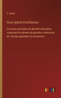 Cours spécial d'architecture