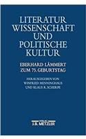 Literaturwissenschaft Und Politische Kultur