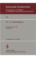 GI -- 13. Jahrestagung: Hamburg, 3.-7. Oktober 1983 Proceedings