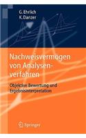 Nachweisvermögen Von Analysenverfahren