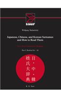 Japanese, Chinese, and Korean Surnames and How to Read Them