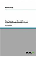 Überlegungen zur Entwicklung von Grundlagenausdauer im Schulsport