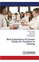 Best Experience of Lesson Study for Teachers in Subang