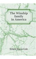 The Winship family in America