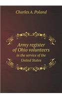 Army register of Ohio volunteers in the service of the United States