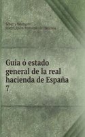 Guia o estado general de la real hacienda de Espana