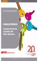 Subalternos Corporaciones Locales de Illes Balears. Test Psicotecnicos