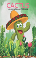 Cactus Coloring Book For Kids