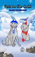 Pets in the Cold: Adult Coloring Book