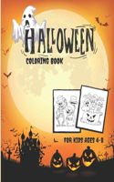 Halloween Coloring Book for Kids 4-8