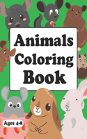 Animals Coloring Book: Cute Baby Animals Coloring Book