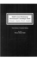 Dahl's Law Dictionary/Dictionnaire Juriduque Dahl