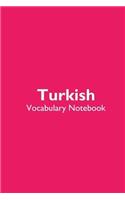 Turkish Vocabulary Notebook