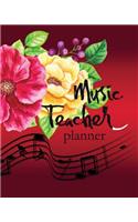 Music Teacher Planner: Calendar 2019-2020 Schedule Agenda Organizer Journal