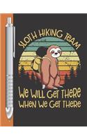 Sloth Hiking Team We Will Get There When We Get There