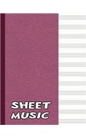 Sheet Music Notebook