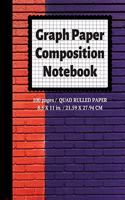 Graph Paper Composition Notebook: Grid Paper Notebook, Quad Ruled, 100 Sheets (Large, 8.5 x 11)