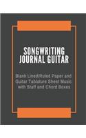 Songwriting Journal Guitar