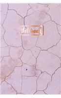 Notebook: Beautiful Lilac Purple Marble and Rose Gold Journal Marble Lined Notebook to Write In