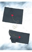 Colorado & Montana: Long Distance Out of State Notebook - Blank Lines