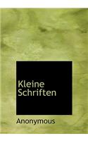 Kleine Schriften