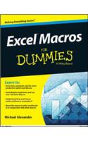 Excel Macros For Dummies