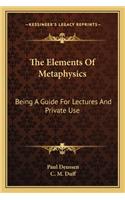 Elements of Metaphysics