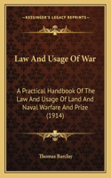 Law And Usage Of War